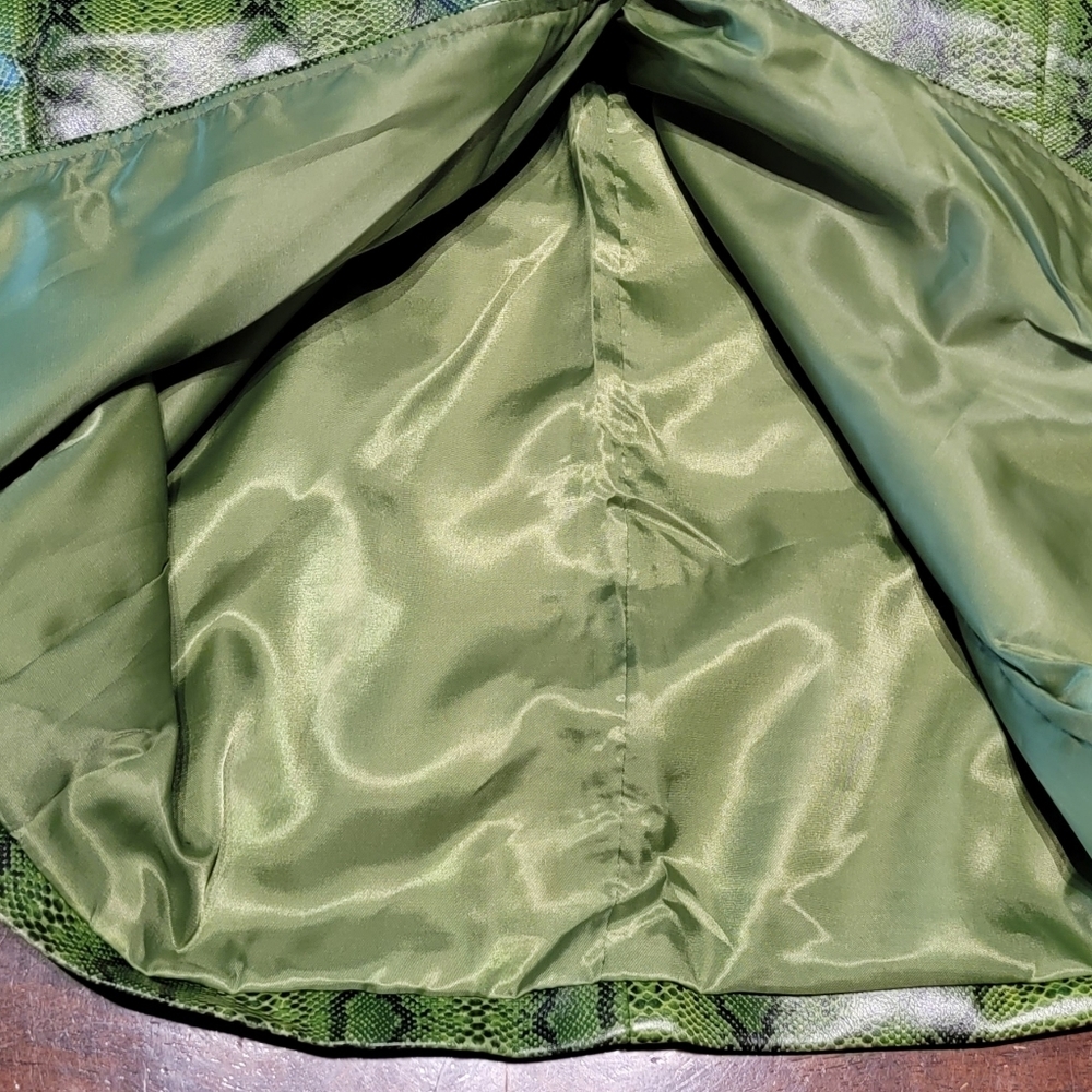 NastyGal Faux Snakeskin Skirt - Picture 2 of 4